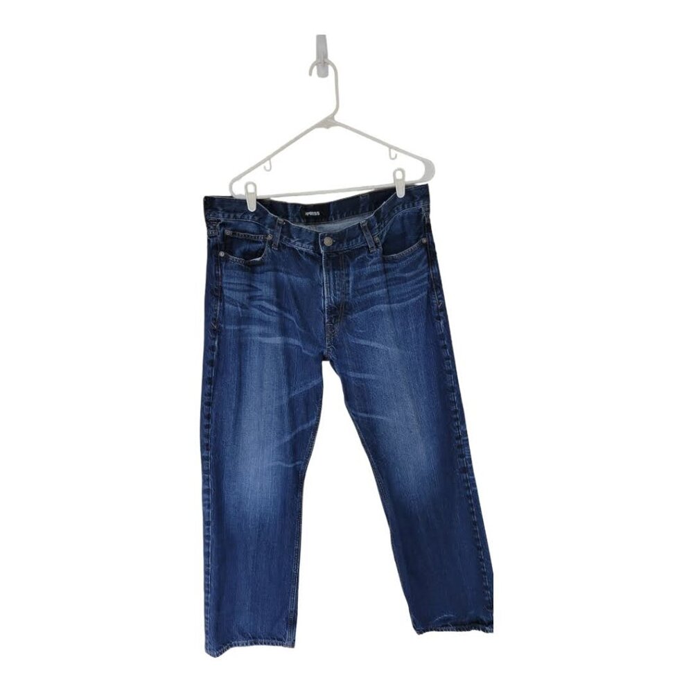 Men's Express Jeans Original Loose Boot Size 38x32